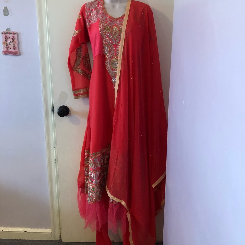 Indian gown salwar kameez